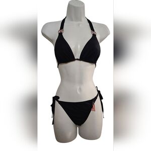 Hurley Black Triangle Bikini Set